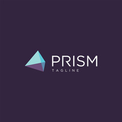 Prism. Logo template.