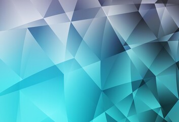 Obraz premium Light Pink, Blue vector low poly layout.