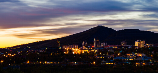 Kiruna by night