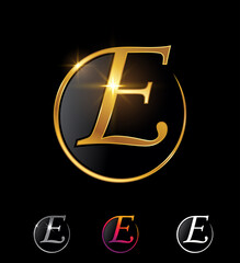 Golden Circle Letter E