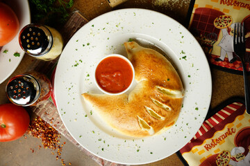 Calzone overhead