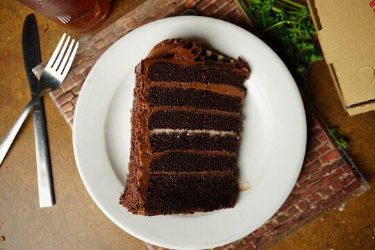 Chocolate Cake Overhead