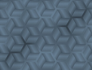 Blue geometric seamless pattern. Pantone Spring Lake.