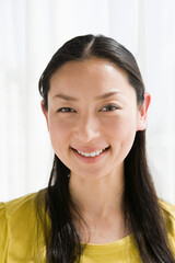 Portrait of a smiling japanese woman