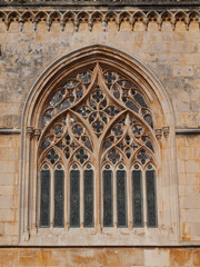 Fototapeta na wymiar Batalha Monastery window detail