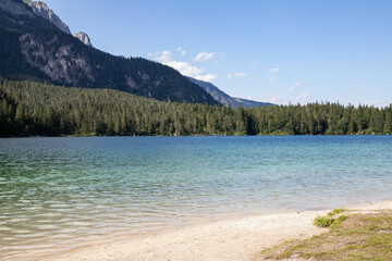 Mountain landscape in Italy on the dolomites