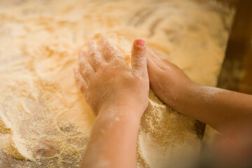 Girl baking