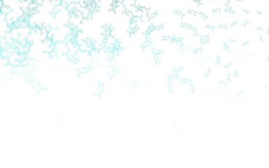 Obraz premium Light Green vector template with artificial intelligence structure.
