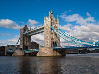 Fototapeta na wymiar London Tower Bridge over Thames river