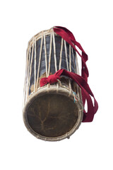  Traditional drum (YAK BERAYA) on white background
