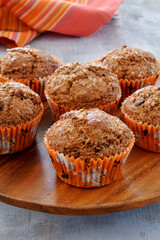 Halloween bran muffins