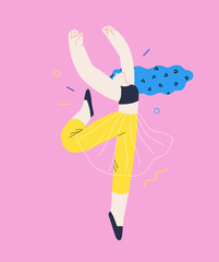 Happiness - happy people jumping in the air cheerfully