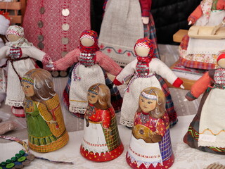 National folk toy dolls