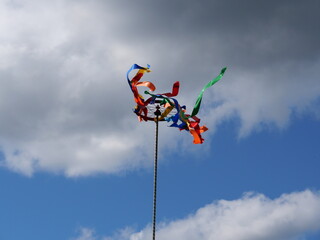 kite flying in the sky