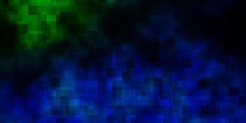 Dark Blue, Green vector background in polygonal style.