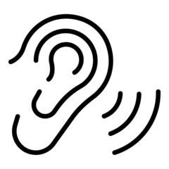 Kid articulation icon outline vector. Speech development. Talking mouth