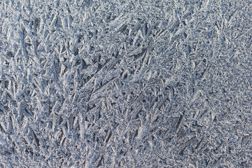 Texture image of a surface covered with frost