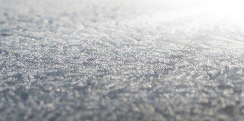 Texture image of a surface covered with frost