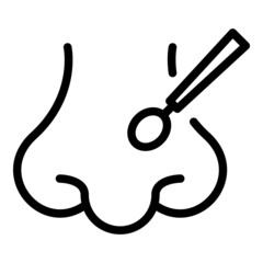 Face cleaning icon outline vector. Beauty mask. Skin care