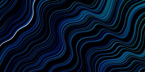 Obraz premium Light Blue, Green vector background with wry lines.