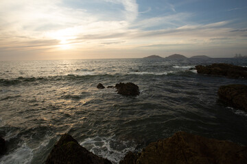Naklejka premium Mazatlan Playa pinitos