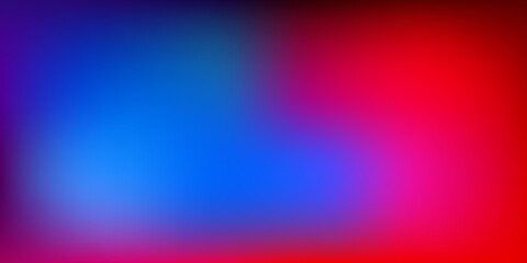 Light Blue, Red vector gradient blur layout.