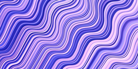 Light Pink, Blue vector background with curves.