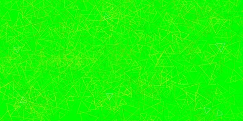 Dark Green, Yellow vector template with triangle shapes.