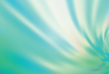 Light Green vector blurred bright texture.