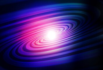 Dark Pink, Blue vector pattern with night sky stars.