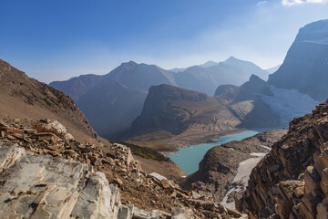 View from Grinnell Glacier Overlook, Glacier National Park, Montana, USA