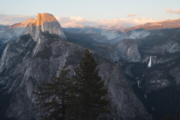 Yosemite National Park Half Dome Sunset