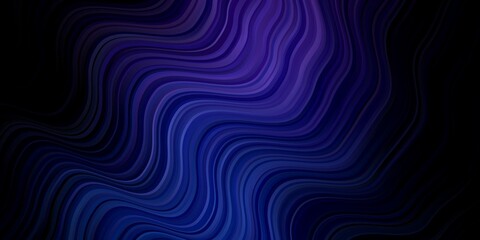 Obraz premium Dark Pink, Blue vector background with lines.