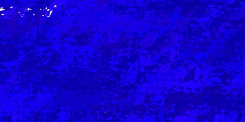 Light blue, red vector template with triangle shapes.