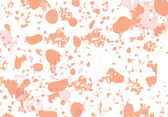 Terrazzo modern abstract template. Orange texture