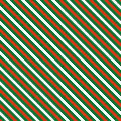 Seamless Christmas striped wrapping paper pattern