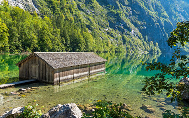 Fototapeta na wymiar Obersee im Berchtesgadener Land