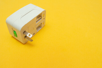 universal socket adapter with colored background