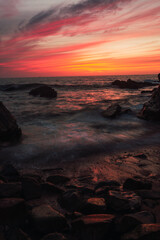 my vacations in Mazatlan admiring the most beautiful sunsets in Mexico