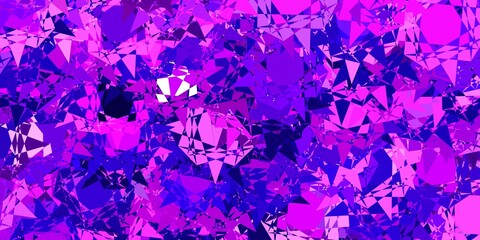 Light Purple, Pink vector layout with triangle forms.