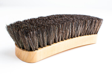 brush for clothes on a white background.