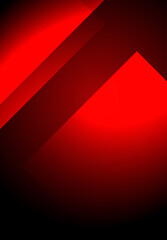 Illustration of vector graphic abstract background with red square