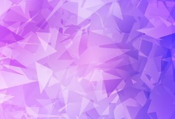 Light Purple vector texture with abstract poly forms.