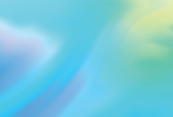 Light Blue, Green vector blurred shine abstract background.