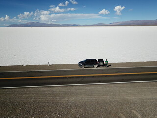 Amazing salt flat in northwestern Argentina