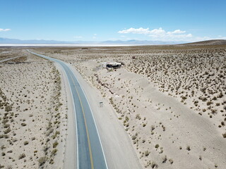 Desert landscape in northwestern Argentina