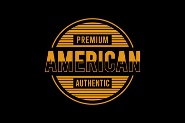 premium american ,t-shirt merchandise mockup typography