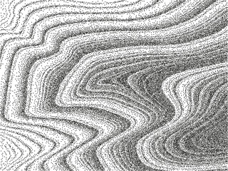 Fototapeta na wymiar Vector abstract stripes background, dotwork style.