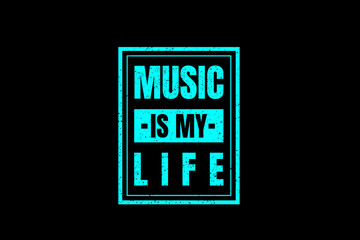 music is my life,t-shirt mockup typography [Converted] [Converted]
