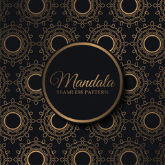 luxury mandala seamless pattern template